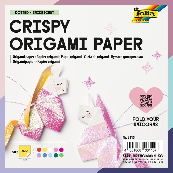 Image du produit Folia Feuillets Point Iridescent (75 g/m², 50x)