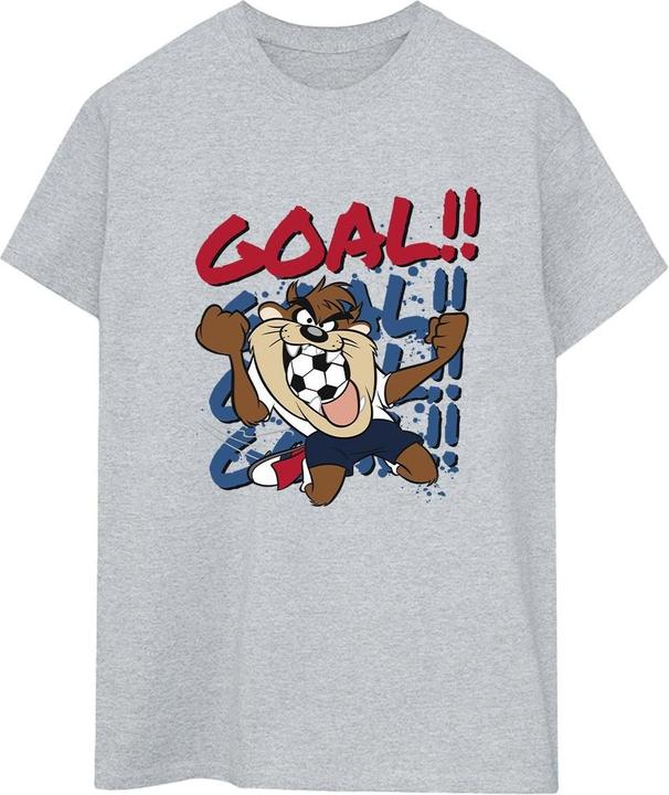 Immagine prodotto Looney Tunes Taz Goal Goal Goal Maglietta Ampia Donna (XXL)