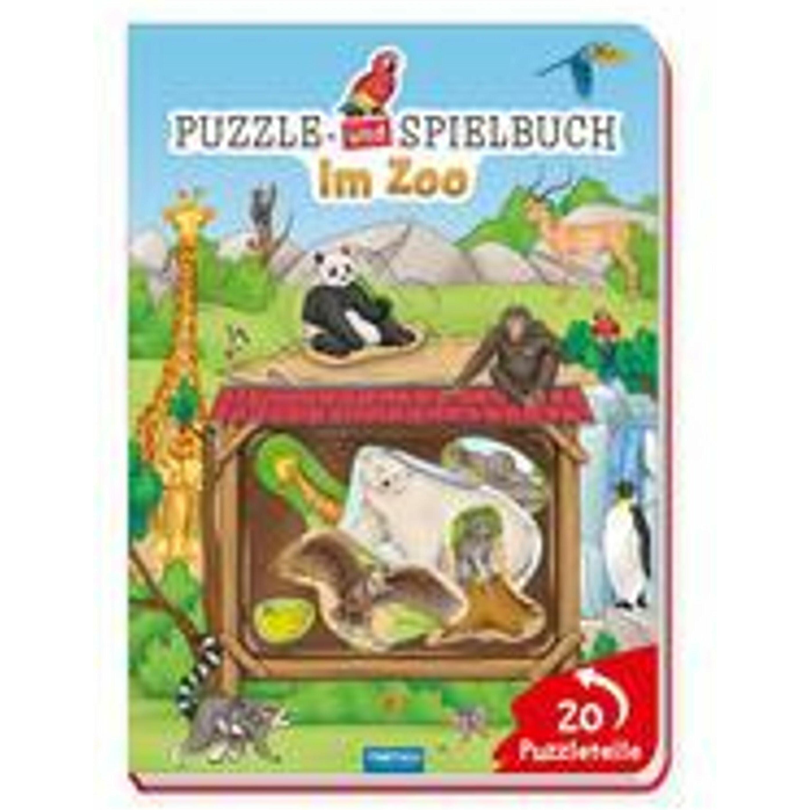 Trötsch, Babybücher, Puzzlebuch Spielbuch Im Zoo (Deutsch)