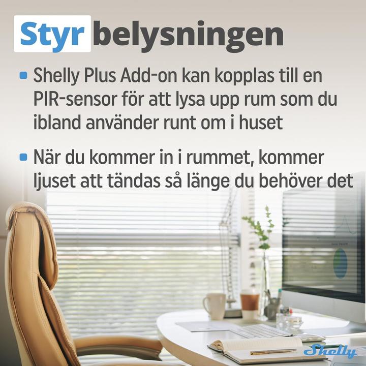 Actual product image Shelly Plus add-on