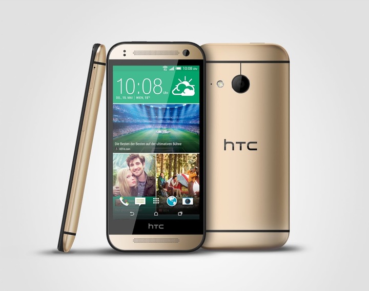 Actual product image HTC One Mini 2 (16 GB, Amber Gold, 4.50", 13 Mpx, 4G)