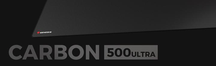 Image du produit Genesis Tapis de souris Carbon 500 Ultra Logo | Tapis de souris | 450 x 1100 x 2.5 mm | Noir (L)