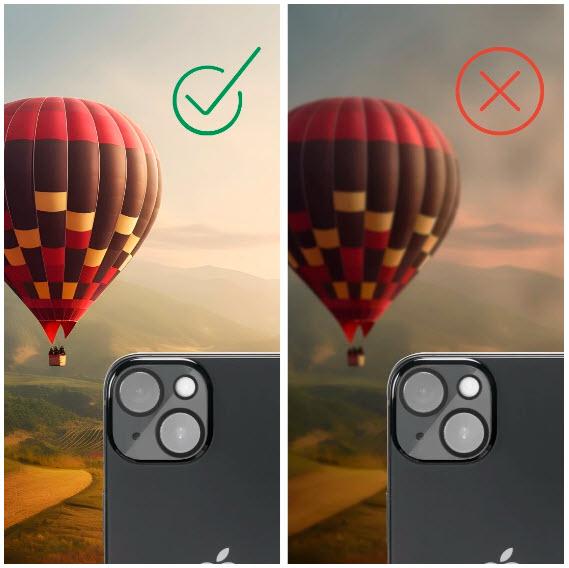 Immagine prodotto Hama Vetro di protezione della fotocamera per Apple iPhone 15/15 Plus, temprato, trasparente (1 pz., Apple iPhone 15, Apple iPhone 15 Plus)