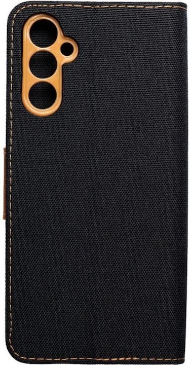 Produktbild OEM Rückwandabdeckung CANVAS Book Case für SAMSUNG A14 4G / A14 5G schwarz (Samsung Galaxy A14 5G, Samsung Galaxy A14)
