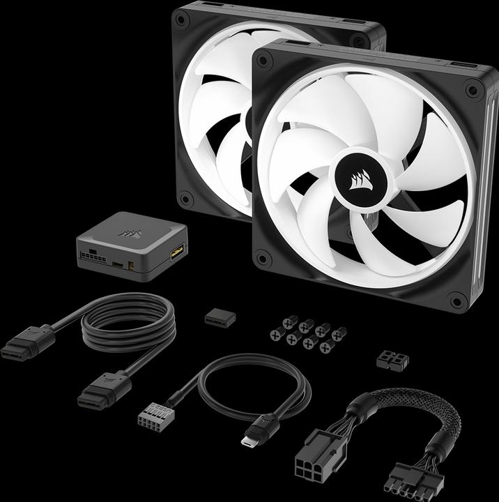 Produktbild Corsair Icue Link QX140 RGB (140 mm, 2 x)
