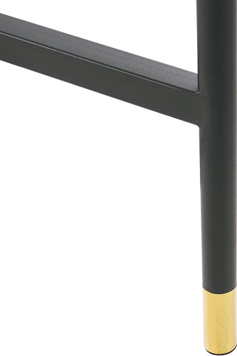 Produktbild Beliani Schreibtisch schwarz / heller Holzfarbton 120 x 60 cm 2 Schubladen ABILEN (120 x 60 x 77 cm)