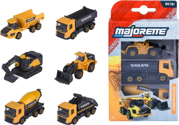 Actual product image Majorette Volvo Construction 3 Pieces Set, 2-sort.