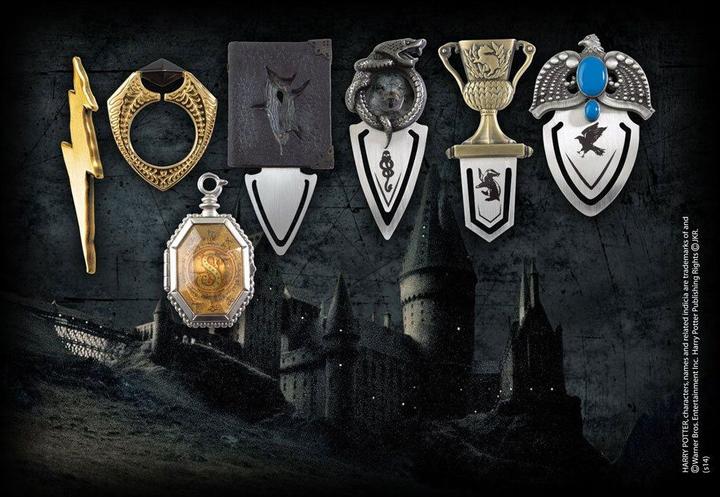 Actual product image Noble Collection Harry Potter Bookmark Set of 7 The Horcrux Collection