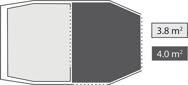 Actual product image Robens Cima Versa 3 (Dome tent, 6.50 kg, 3 persons)