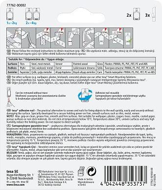 Produktbild tesa Klebenagel für Fliesen & Metall, 2kg Halteleistung, spurlos ablösbar & wiederverwendbar