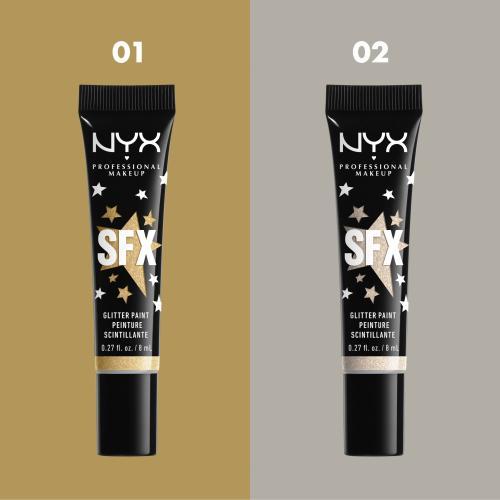 Actual product image NYX Professional Make-Up SFX Glitter Paint (01 Graveyard Glam)