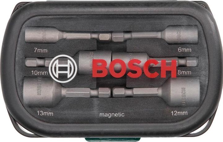 Produktbild Bosch Professional Zubehör Steckschlüssel-Set (10 mm, 12 mm, 13 mm, 6 mm, 7 mm, 8 mm)