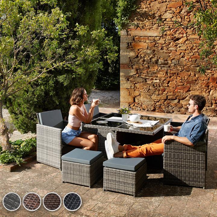 Image du produit tectake Salon de jardin MANHATTAN