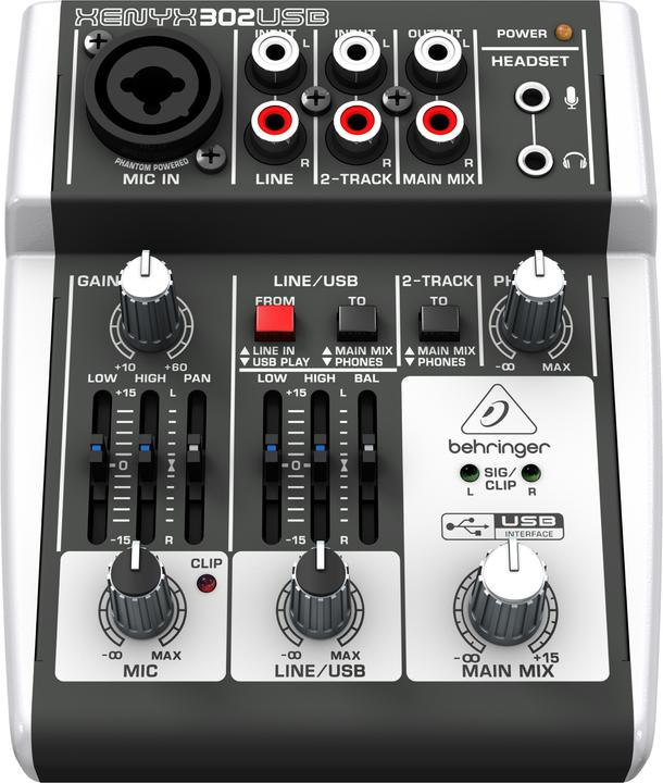 Produktbild Behringer Xenyx X302usb (Studio- und Livemixer)