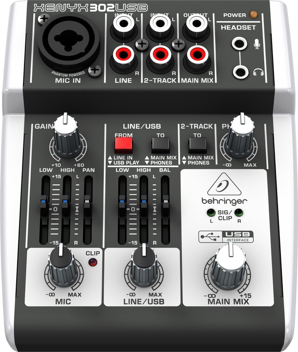 Produktbild Behringer Xenyx X302usb (Studio- und Livemixer)