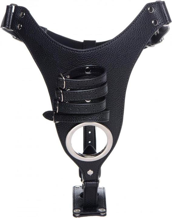 Actual product image XR Brands Penis Chastity Belt With Silicone Anal Plug