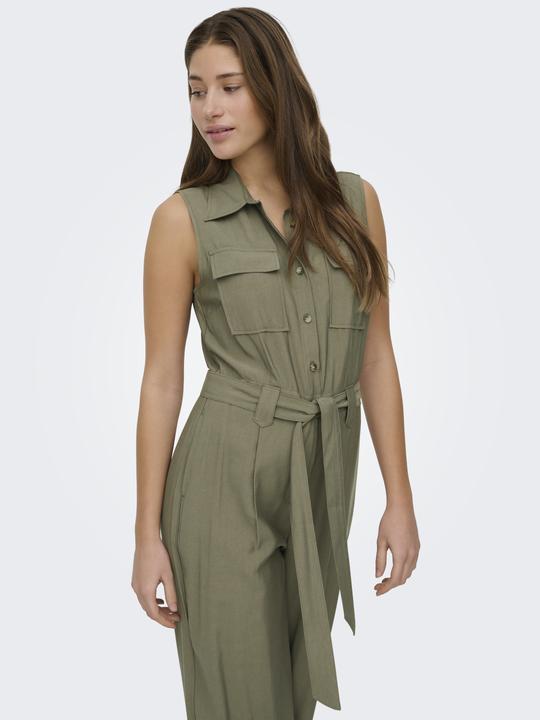 Actual product image Only Kurzer ärmelloser Overall mit Gürtel (40)
