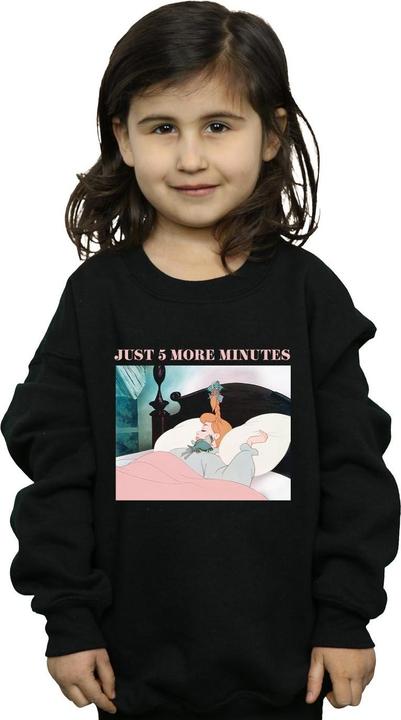 Actual product image Disney Girls Princess Just Five More Minutes Sweatshirt (140, 146)