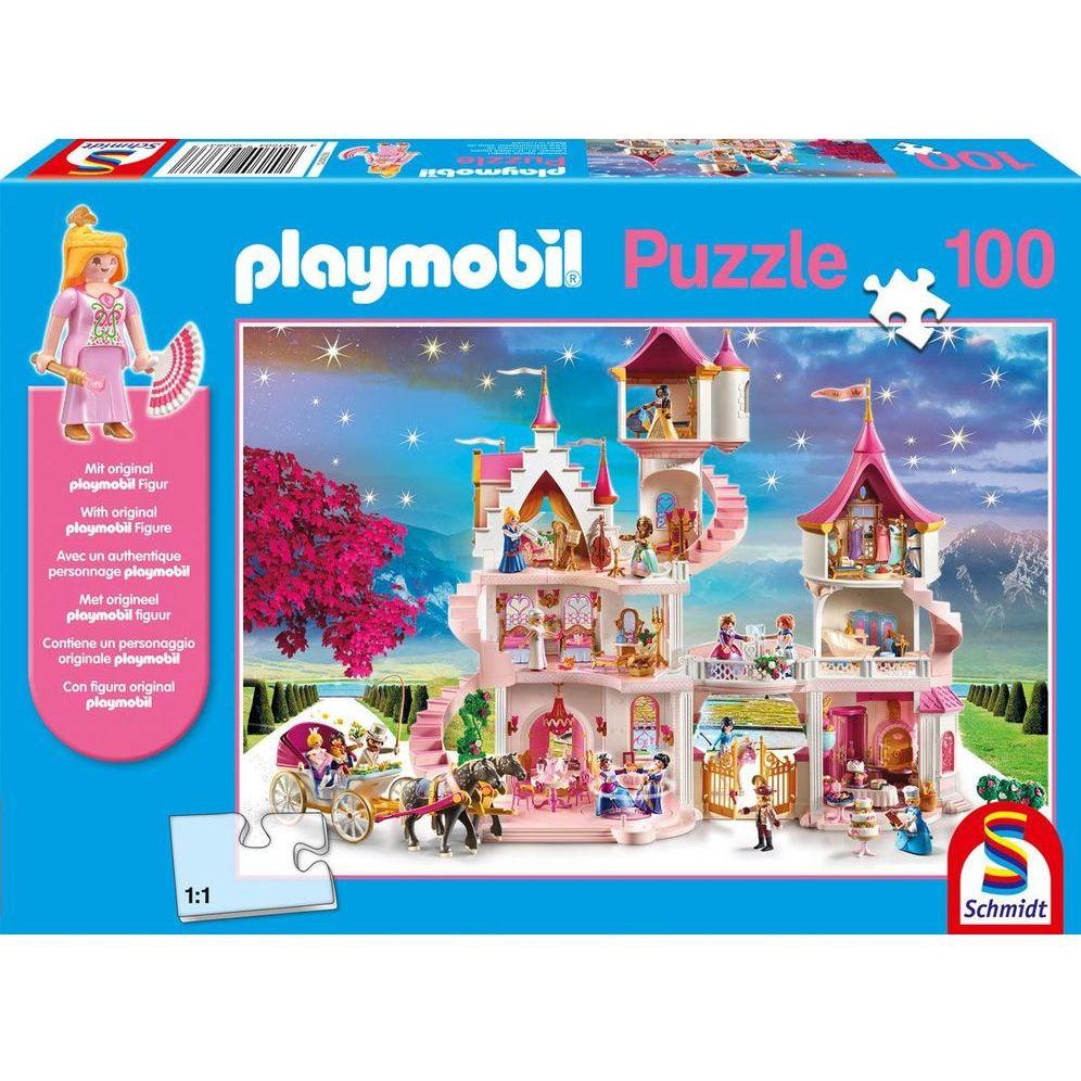 Schmidt Spiele Playmobil Prinzessinnenschloss inkl Original Figur (100 Teile)