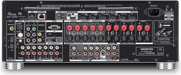 Actual product image Onkyo Tx-Rz730 (9.2 Channel, AM, FM)