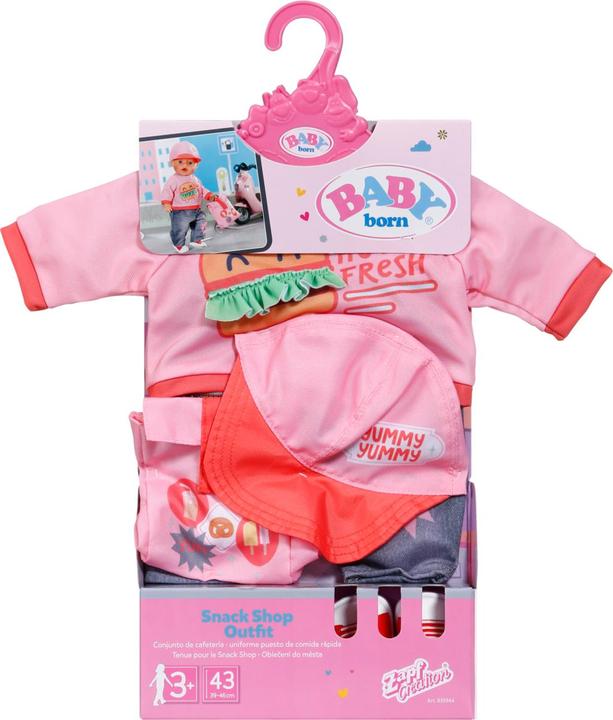Actual product image Zapf Creation BABY born Snack Shop Outfit