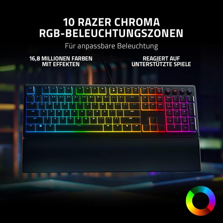 Actual product image Razer Ornata V3 (Germany, Cable)