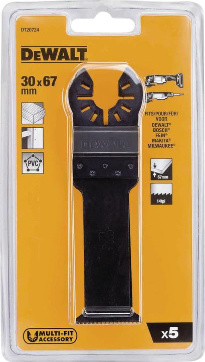 Produktbild DeWalt DT20724QZ Multifunktionswerkzeugzubehör Sägeblatt