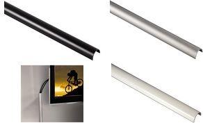 Actual product image Hama Aluminium cable duct, half round (Duct, 110 cm)