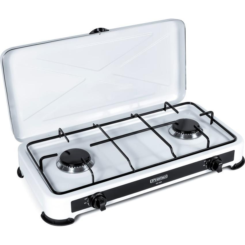 Promis Gaskocher KG200 WEISS OHNE REDUZIERER, Kochplatte, Weiss
