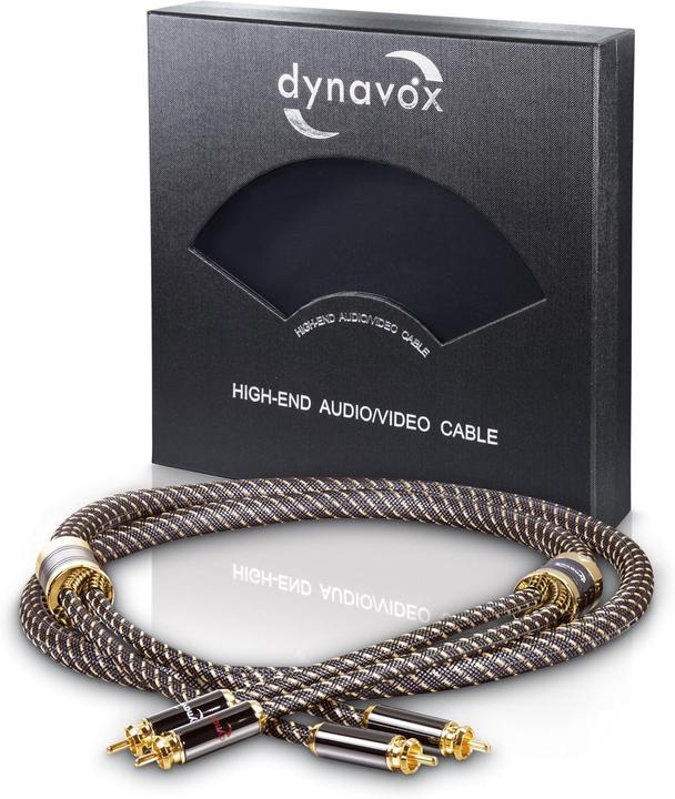 Actual product image Dynavox LineCinch cableStereo (1.50 m, Cinch Cables)