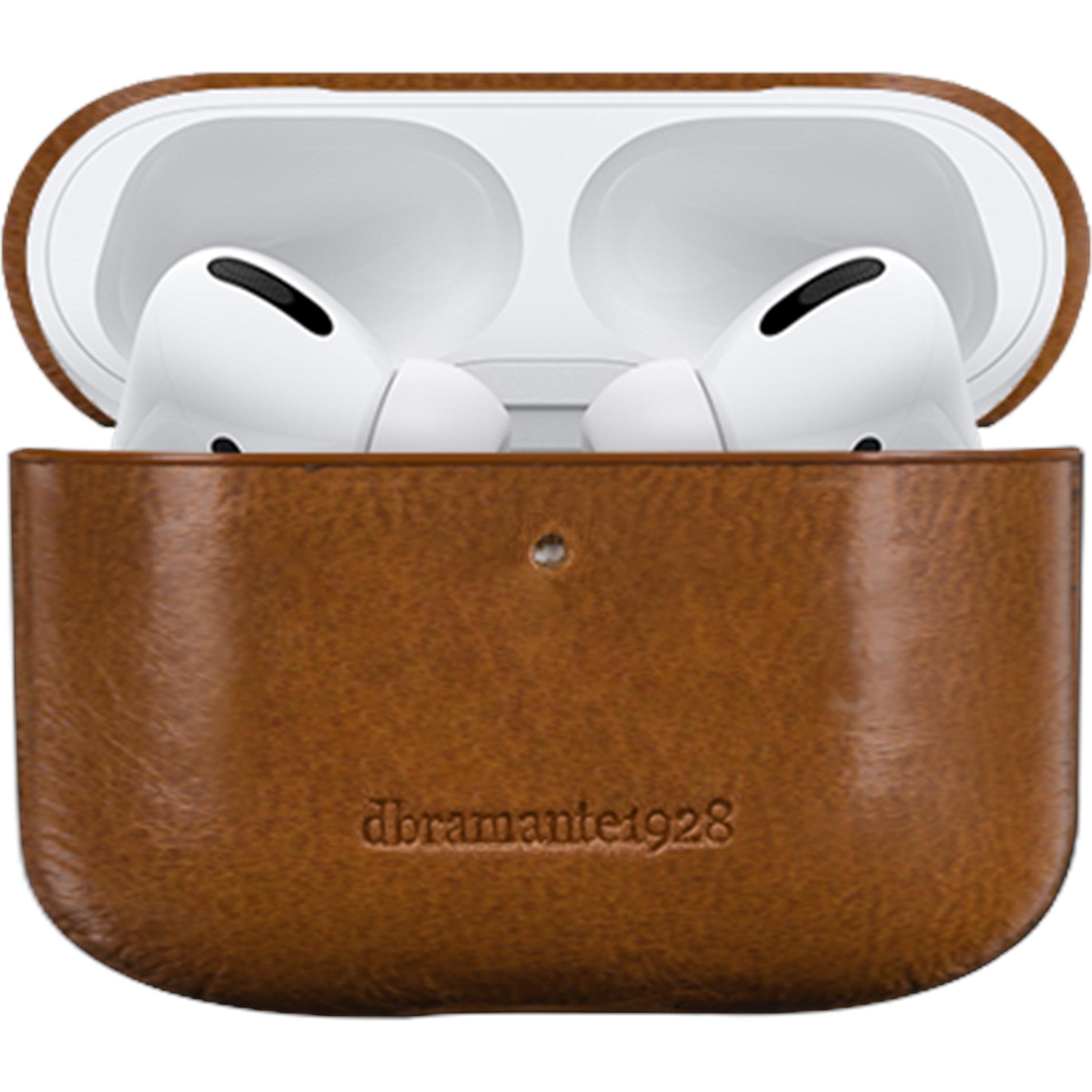 dbramante1928 Copenhagen - AirPods full grain leather case - Tan (Kopfhörer Hülle), Kopfhörertasche + Schutzhülle, Orang...