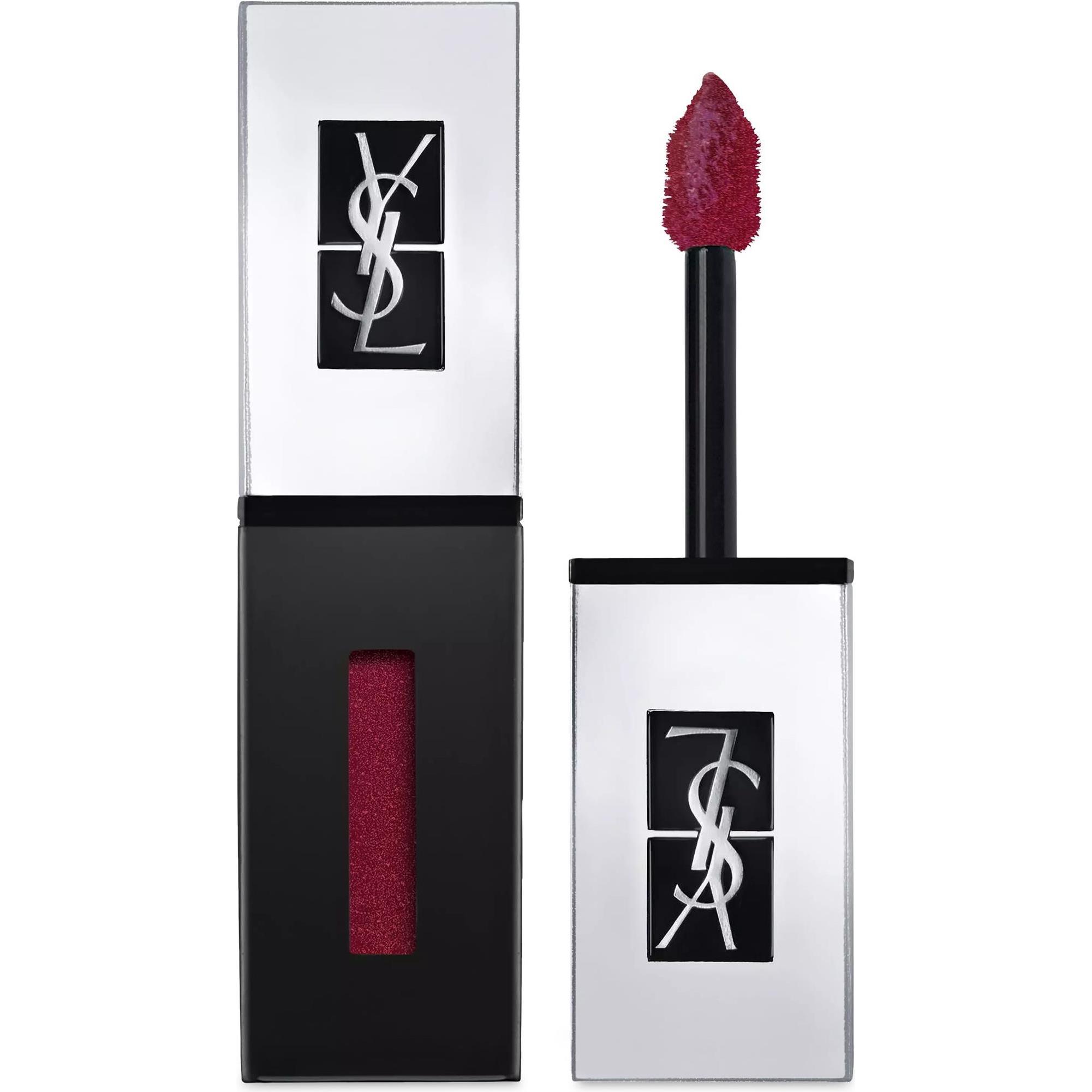 Yves Saint Laurent, Lippenstift + Lipgloss, Vernis à Lèvres The Holographics (502 Electric Burgundy)