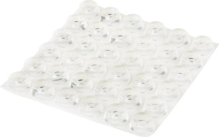 Produktbild RS PRO Clear stick on, 10.2mm H x 22.3mm Dia