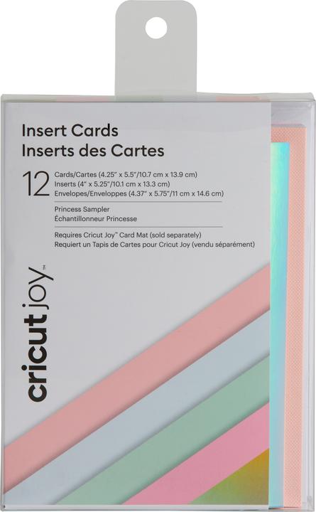 Cricut Carte vierge Joy 10,7 x 13,9 cm avec enveloppe, 12 pièces (12 pcs)