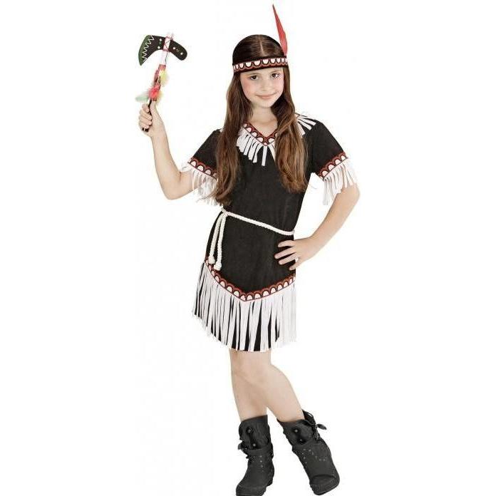 Widmann Kostüm Indian Girl Kleid (128)