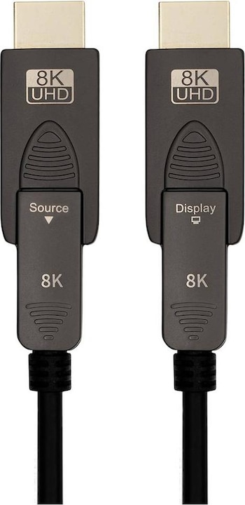 Productafbeelding Transmedia HDMI glasvezelkabel (HDMI 2.1, 8k@60Hz, eARC) (15 m, HDMI)