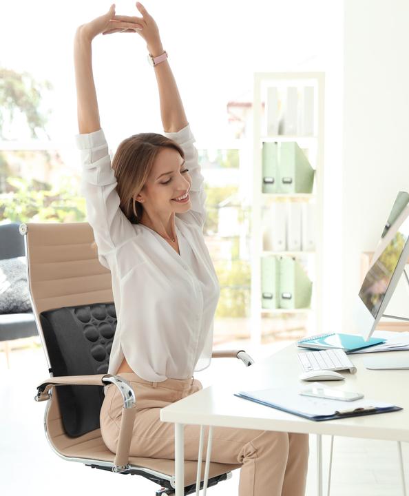 Actual product image LifenaXX Coussin arrière ergonomique LX-022 (35 x 10 cm)