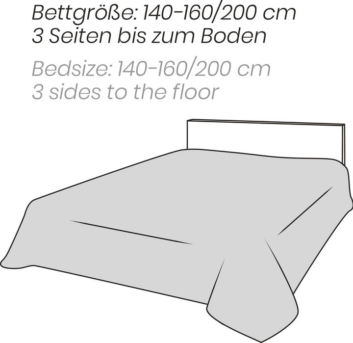 Actual product image Erwin Müller Tagesdecke (220 x 250 cm)