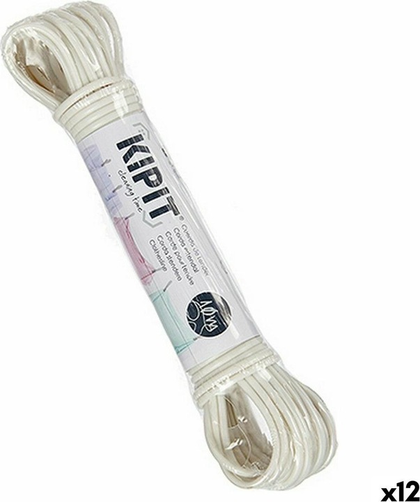 Produktbild Kipit Wäscheleine Weiss PVC 10 m (12 Stück) (10 m)