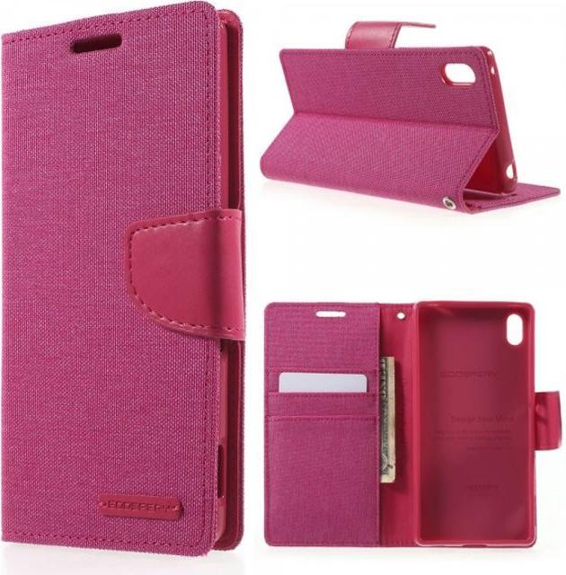 Actual product image Goospery Canvas Diary Series (Sony Xperia Z3+)