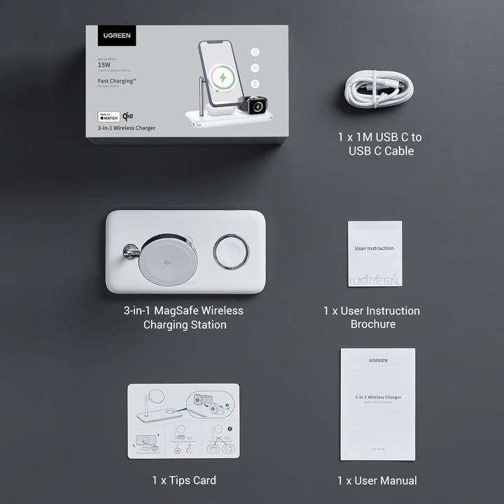Image du produit Ugreen Wireless Charger 3in1 (25 W)