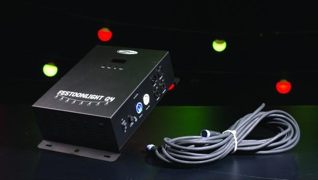 Actual product image Showtec Festoonlight Q4 Booster For 4 To 6 Festoon Strings