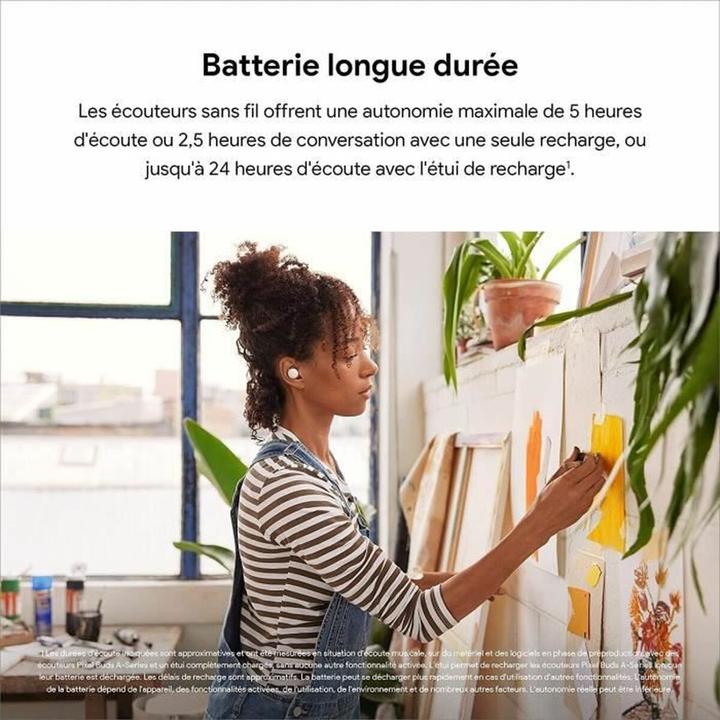 Produktbild Google Pixel Buds A-Series (NC, 2.50 h, Kabellos)