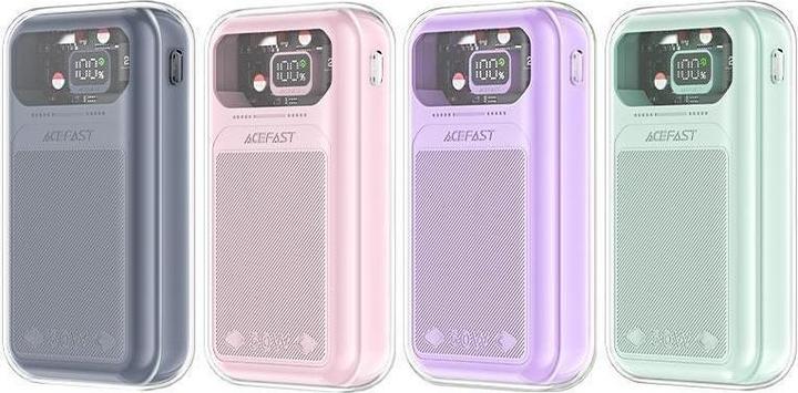 Immagine prodotto Acefast Powerbank M2 Sparkling Series, 20000mAh, 30W (grigio) (20000 mAh, 30 W, 77 Wh)