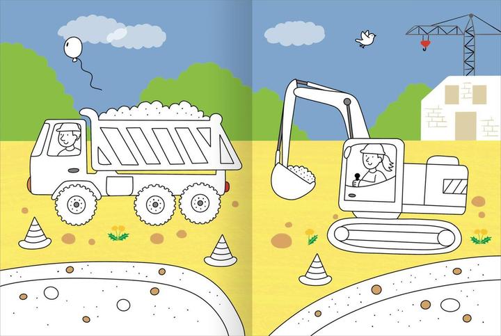 Produktbild Mein grosses buntes Malbuch – Baustelle
