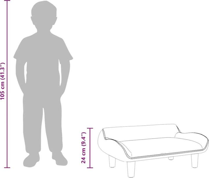 Immagine prodotto vidaXL Kindersofa (Divano per bambini)