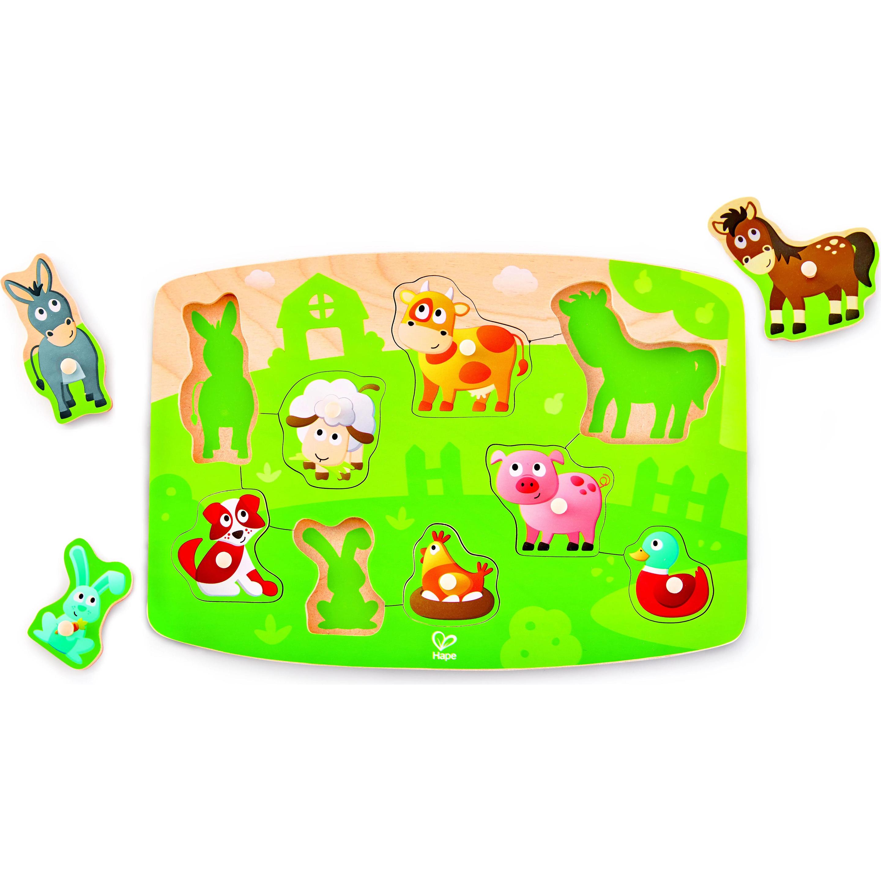 Hape Bauernhofpuzzle (9 Teile)