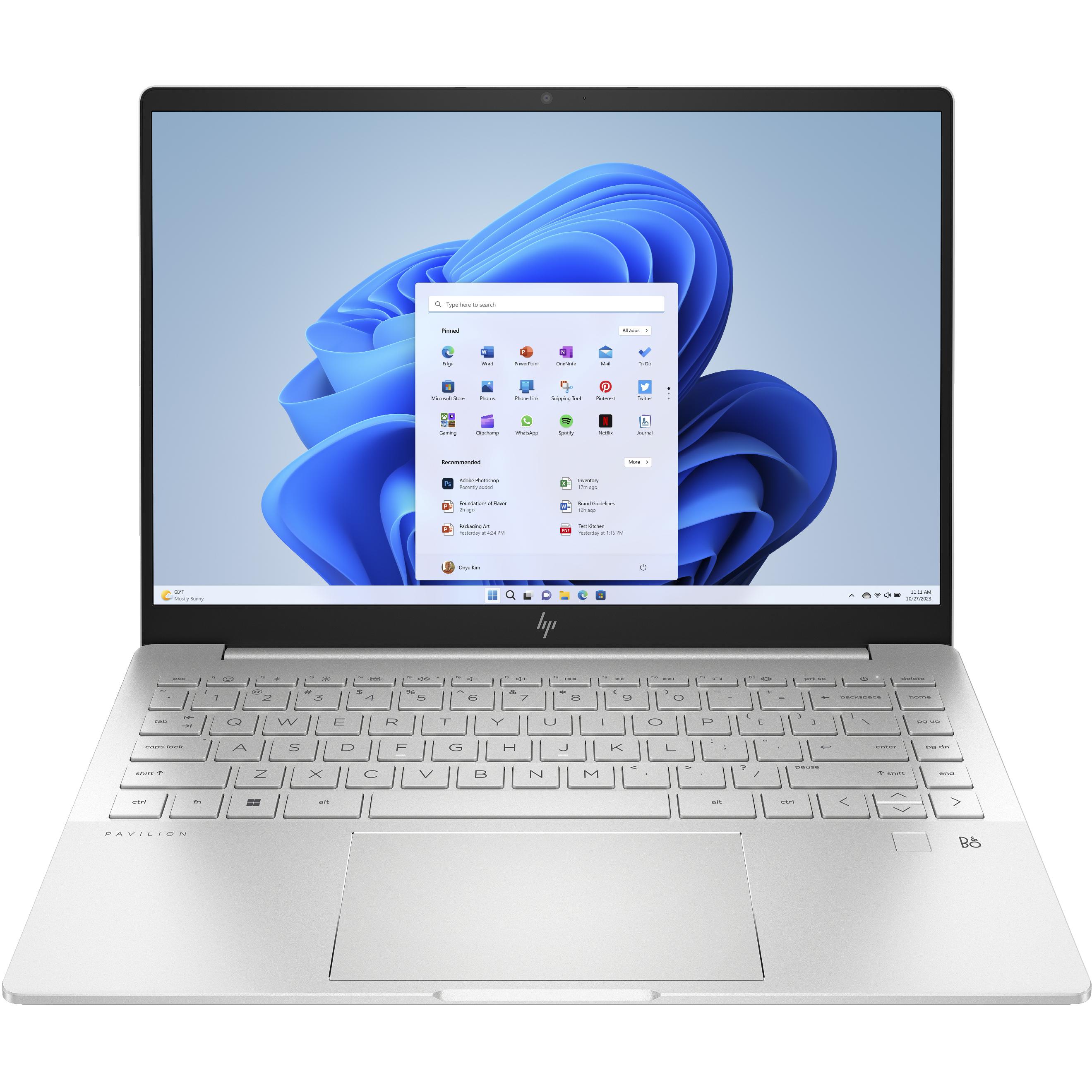 HP Pavilion Plus 14-eh1059ng (14", 512 GB, 16 GB, DE, Intel Core i5-1340P), Notebook, Silber