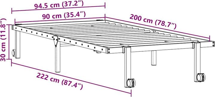 Immagine prodotto vidaXL Marvella (90 x 200 cm)