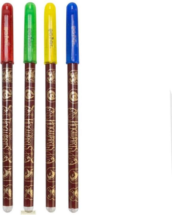 Productafbeelding Blue Sky Harry Potter - Stylos à gel avec écusson des maisons (Veelkleurig, 4 x)